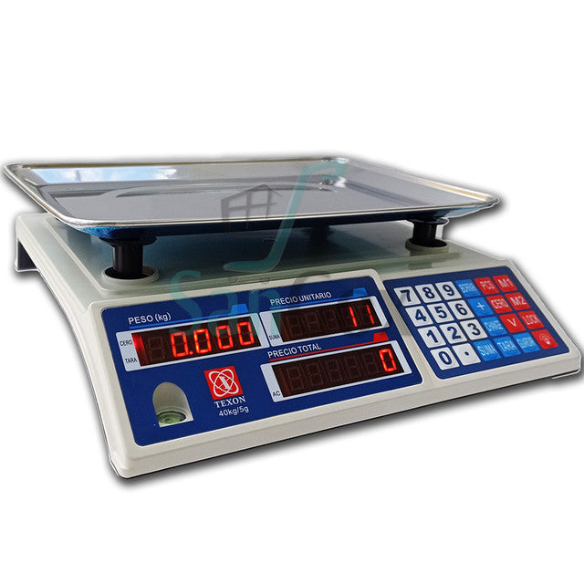 Báscula Electrónica Comercial TEXON 40kg